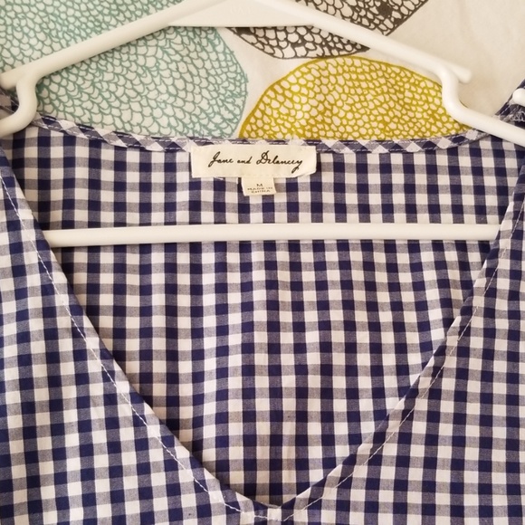 Gingham Bell Sleeve Shirt - Picture 3 of 5